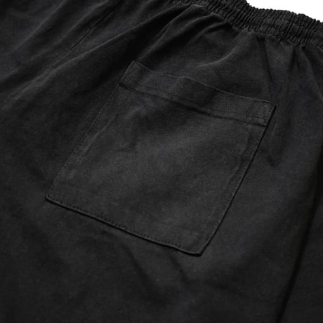 Los Angeles Apparel Heavy Jersey Wide Garment Dyed Casual Pants - Black [1205WGD]