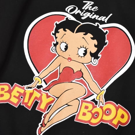 Betty Boop Crewneck Sweatshirts - Black