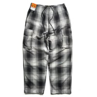 FB County Checker Cargo Pants - Black/Grey