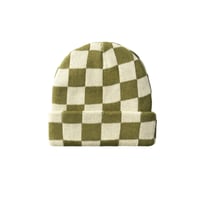 Weld Mfg Checkerboard Slacker Beanie - Cactus