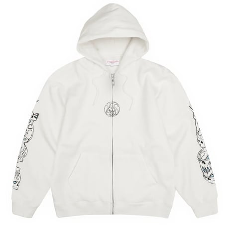 Yardsale Bullseye Hood - White