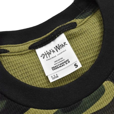 Shaka Wear 9.0oz Heavy Weight Thermal 2.0 - Woodland Camo