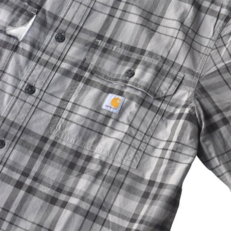 Carhartt US Loose Fit Fort S/S Plaid Shirts - 076