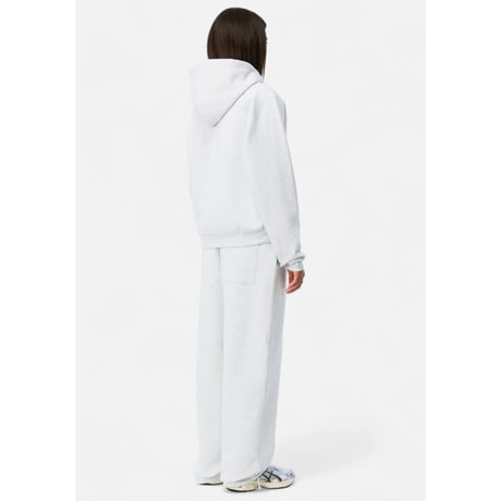 Dime Cursive Small Logo Zip Hoodie - Ash