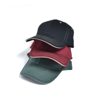 Cobra Caps 6Panel Contrast Stitch Velcro Cap