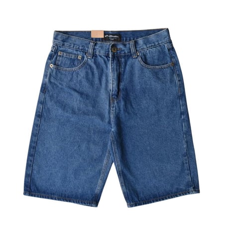 Kno-betta Baggy Denim Shorts - Dark Blue
