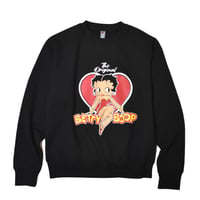 Betty Boop Crewneck Sweatshirts - Black