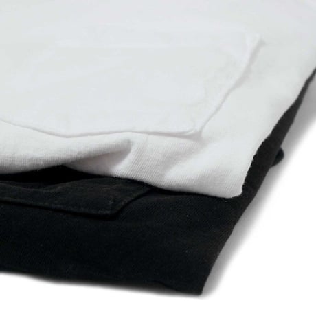 Los Angeles Apparel 6.5oz Garment Dye Long Sleeve Pocket Tee - White