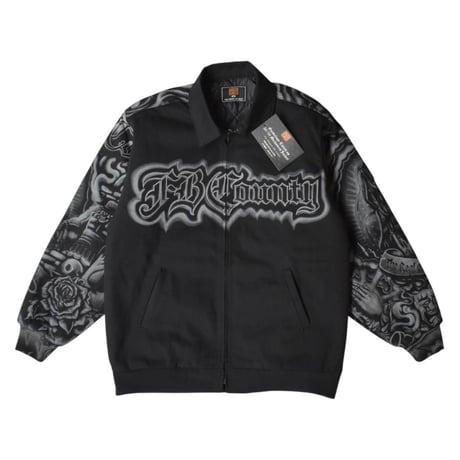 FB County Inked Up Mechanics Jacket - Black
