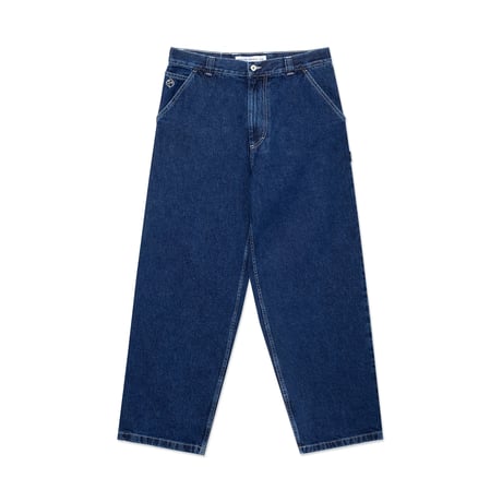Polar Big Boy Work Pants - Dark Blue w/ White Stitching