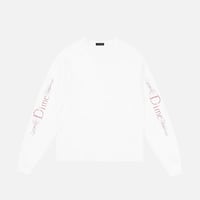 Dime Classic Veins LS T-Shirt - White