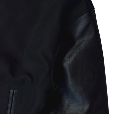 PROCLUB Heavy Weight Varsity Jacket - Black