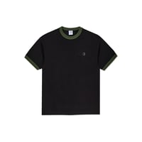 Polar Ringer Tee - Black/Uniform Green