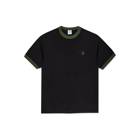 Polar Ringer Tee - Black/Uniform Green