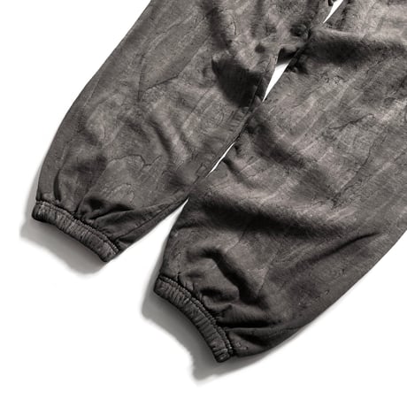 Los Angeles Apparel HF04DD 14oz Heavy Fleece Pants Drip Dye - Black