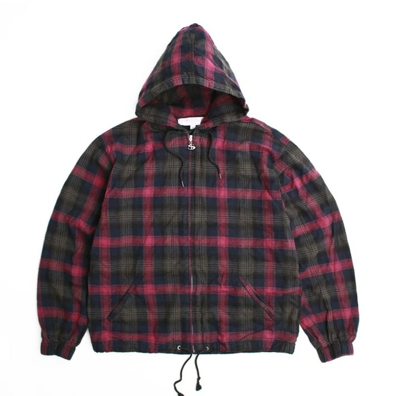Yardsale Tartan Full-Zip Hood - Burnt Red | RULEZ
