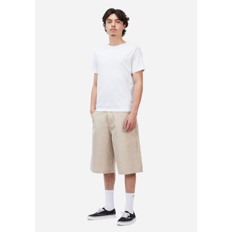 Dime Baggy Houndstooth Shorts - Beige