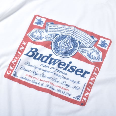 Budweiser #M7181 Bud Beer Tee - White