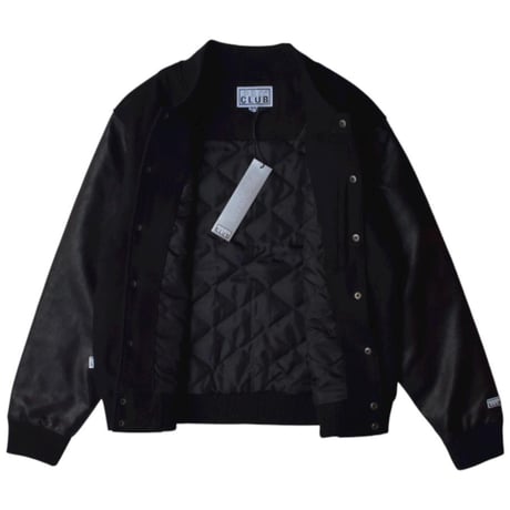 PROCLUB Heavy Weight Varsity Jacket - Black