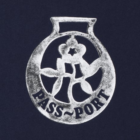 Pass~Port Brass Tee - Navy