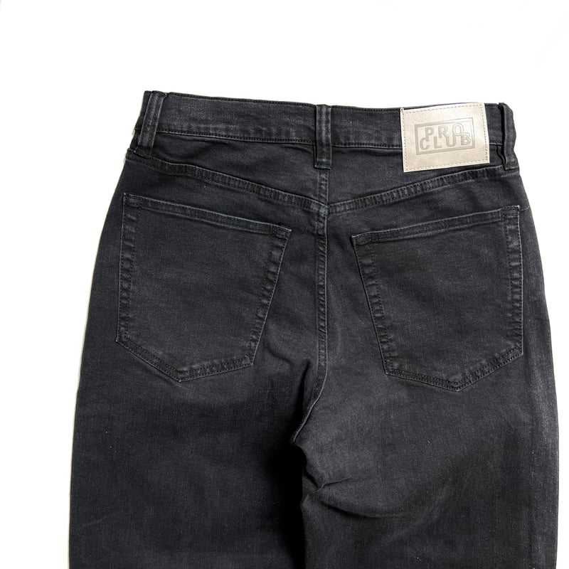 PRO CLUB Heavyweight Baggy Fit Denim Pant - Bla