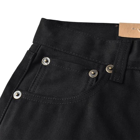 Kno-betta Baggy Denim Shorts - Jet Black