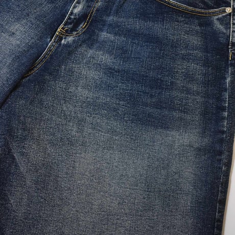 PRO CLUB Heavyweight Baggy Fit Denim Shorts - Dark Stonewash