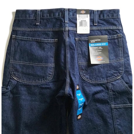 Dickies Relaxed Fit Carpenter Jeans - Rinsed Indigo Blue (RNB)