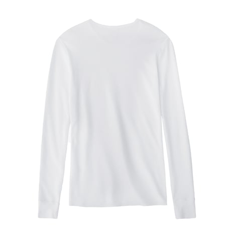 Los Angeles Apparel Poly-Cotton Thermal L/S Crewneck [T407]