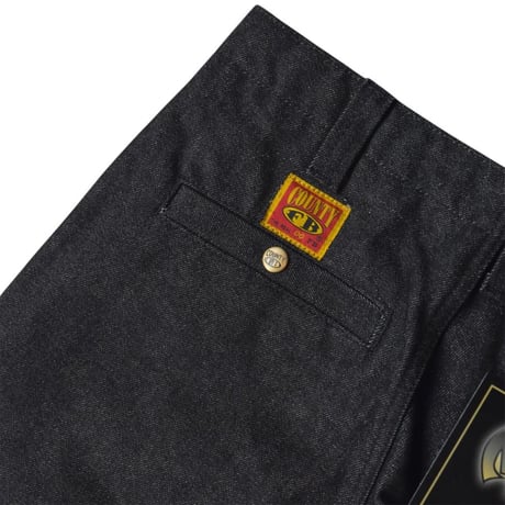 FB COUNTY Monster Cut Denim Pants - Black