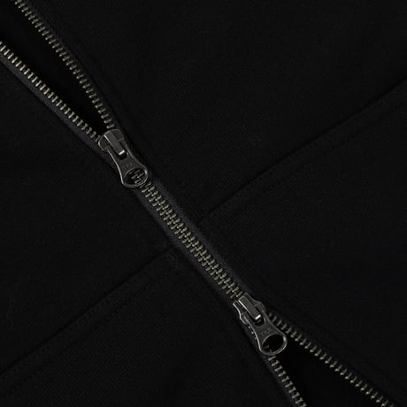 Dime Classic Veins Zip Hoodie - Black