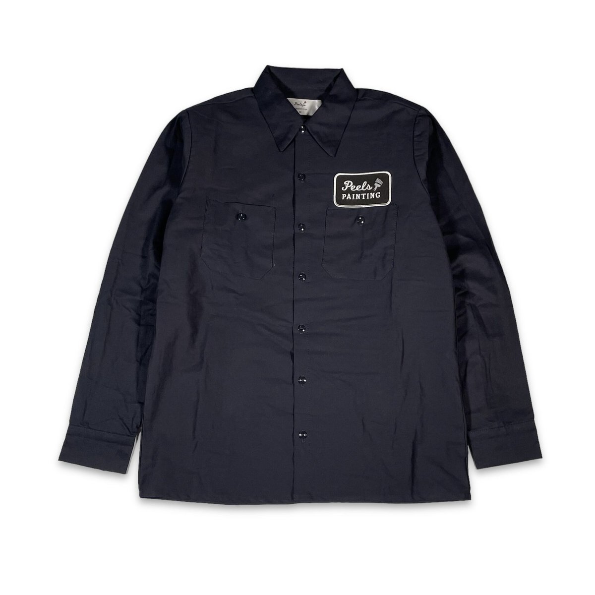 Peels Painting LS Work Shirt - Navy | RULEZ