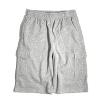 PRO CLUB Heavyweight Fleece Cargo Shorts - Heather Grey