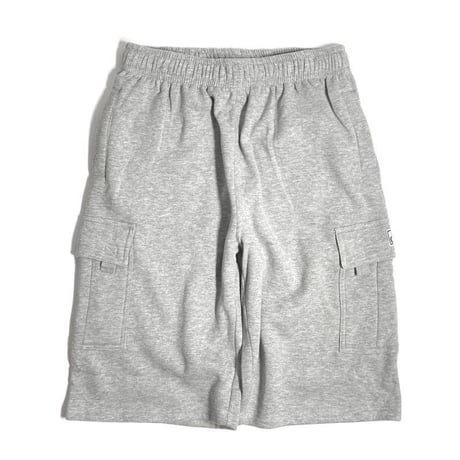 PRO CLUB Heavyweight Fleece Cargo Shorts - Heather Grey