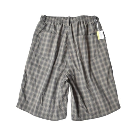 BAGGY SPORTS BA-005 Check Shorts - Grey