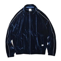 PRO CLUB Comfort Velour Track Jacket - Navy
