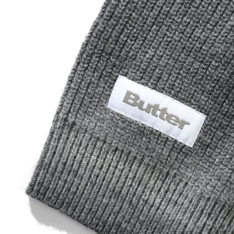 Butter Goods Beams Knit Sweater - Charcoal