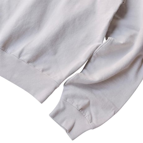 Los Angeles Apparel Long Sleeve Garment Dye French Terry Pullover - Cement