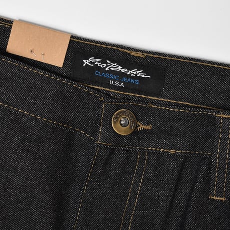 Kno-betta #999 Baggy Denim Painter Shorts - Raw Black