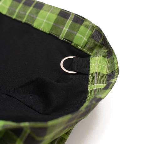 Hoddle Butterfly Code Tote - GreenｘBlue Plaid