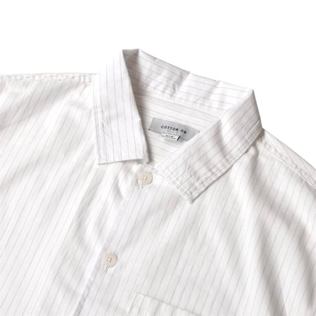 Cotton On S/S Stripe Shirts - White