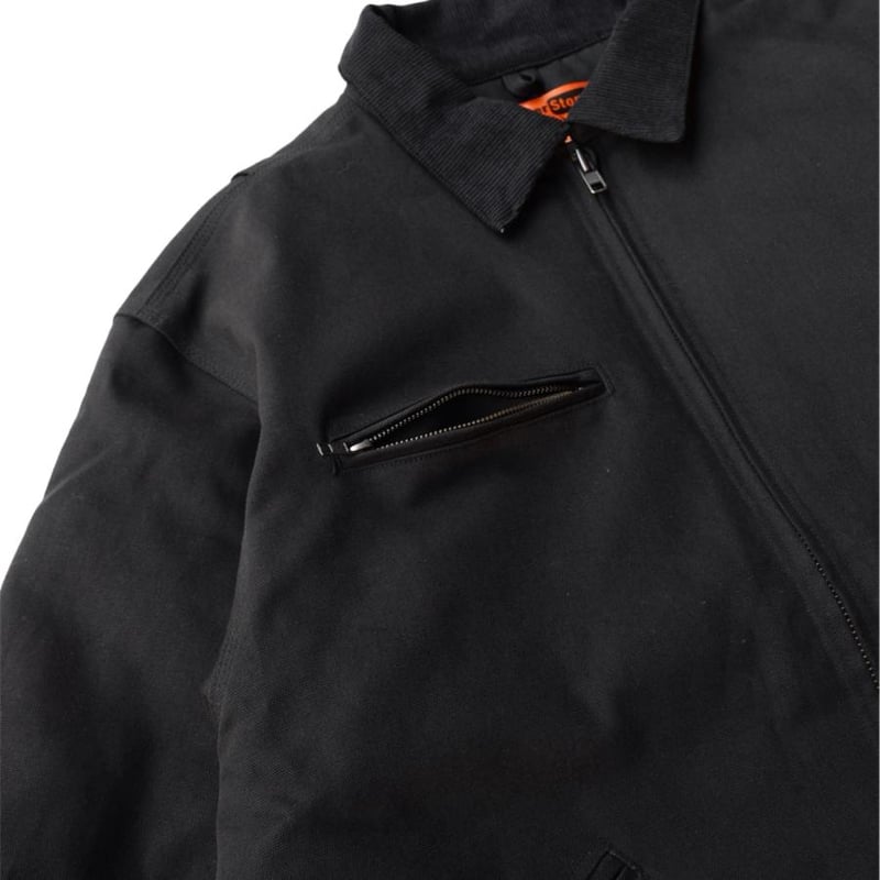 Corner Stone Duck Cloth Work Jacket - Black | R Corner Stone Duck Cloth Work Jacket - Black | R