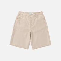 Dime Baggy Houndstooth Shorts - Beige