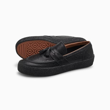 Last Resort AB VM005 Loafer - Ostritch Black/ Black