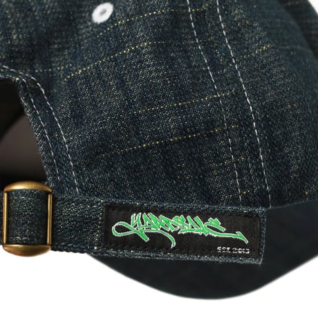 Yardsale Faded Slub Denim Cap - Dark Blue