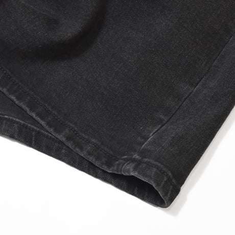 PRO CLUB Heavyweight Baggy Fit Denim Shorts - Black