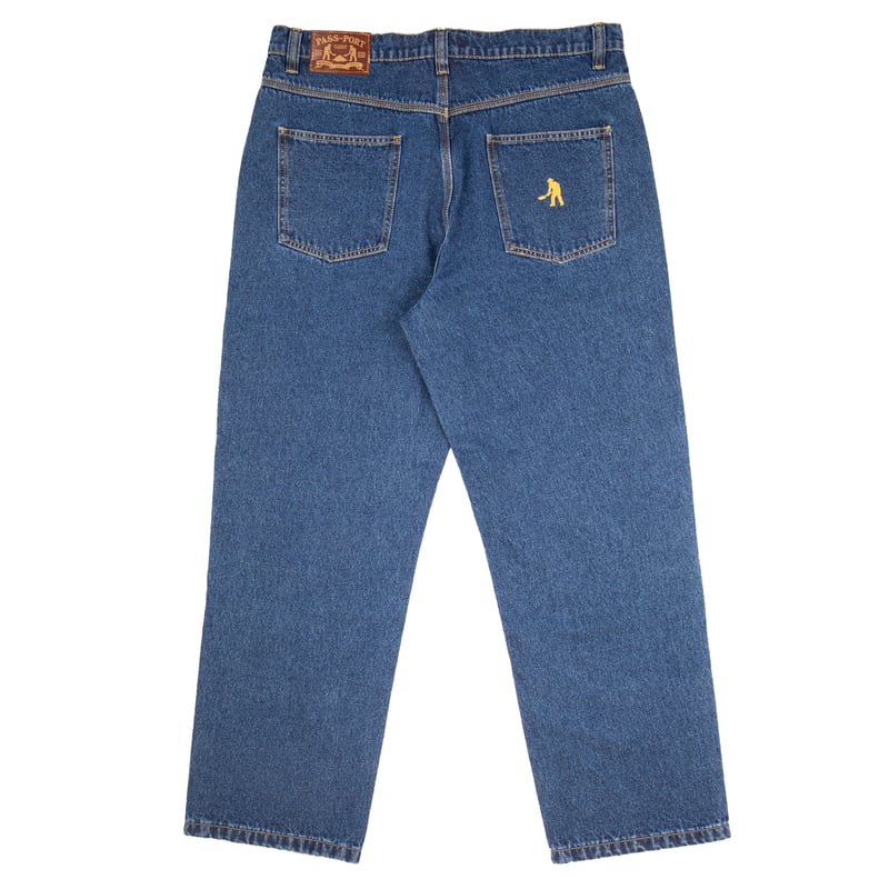 パンツ PASS~PORT / Workers Club Denim Jeans Passport Workers Club Jeans - washed black | Tactics