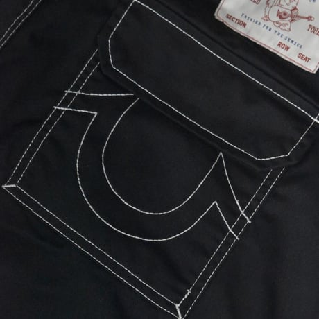 True Religion Cargo Pants - Jet Black