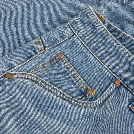 Dime Baggy Denim Pants- Sandblasted Indigo