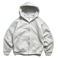 Los Angeles Apparel HF10 14oz Heavy Fleece Zip Up Hoodie - Ash